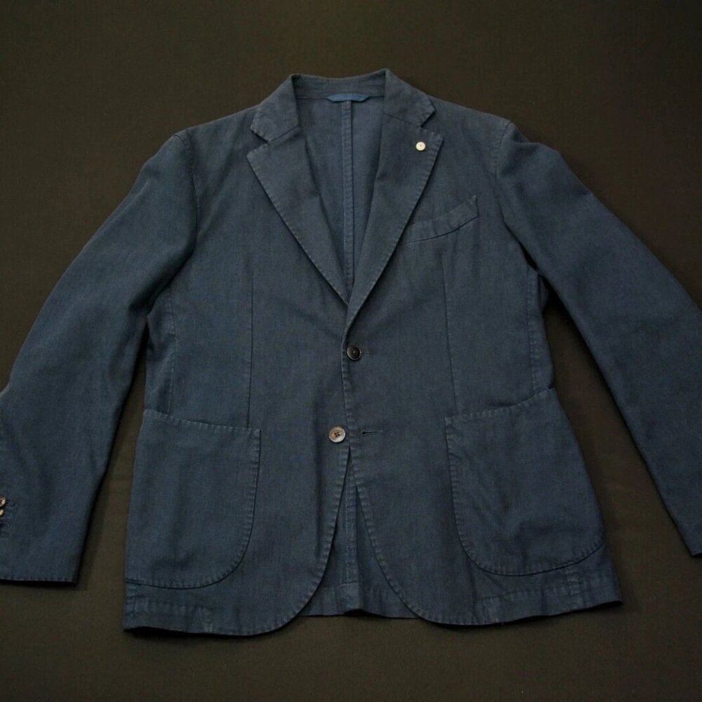 LBM 1911 Jacket Sports Coat Blazer Navy Blue 50 (Italy)